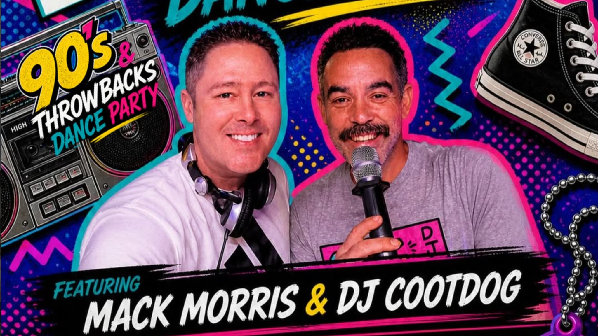 DJ cootdog & Mack Morris at The Commons for ’90s & Throwbacks!