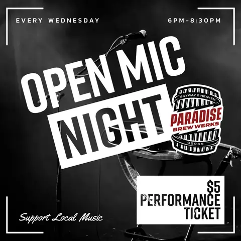 Open Mic Night @ Paradise Brew Werks