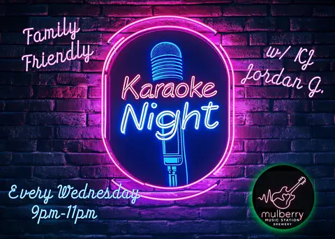 Karaoke Wednesdays with KJ Jordan G.
