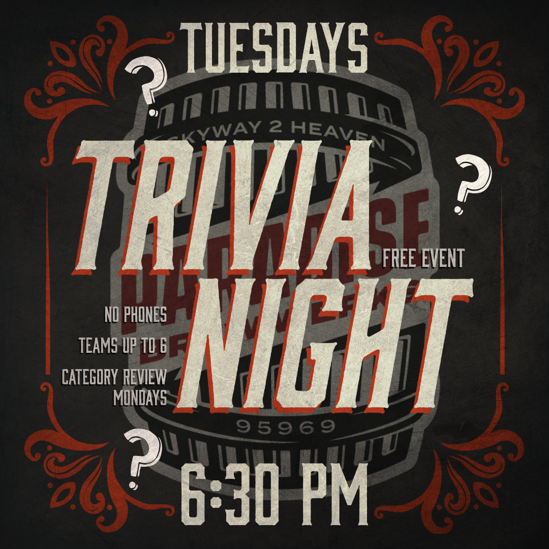 Trivia Tuesday @ Paradise Brew Werks
