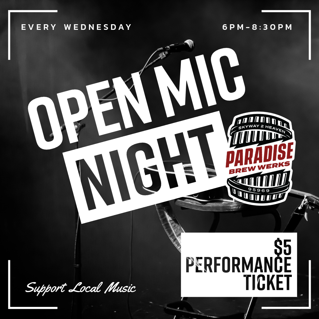Open Mic Night @ Paradise Brew Werks