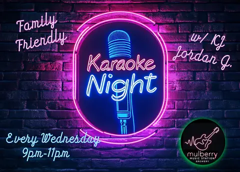 Karaoke Wednesdays with KJ Jordan G.