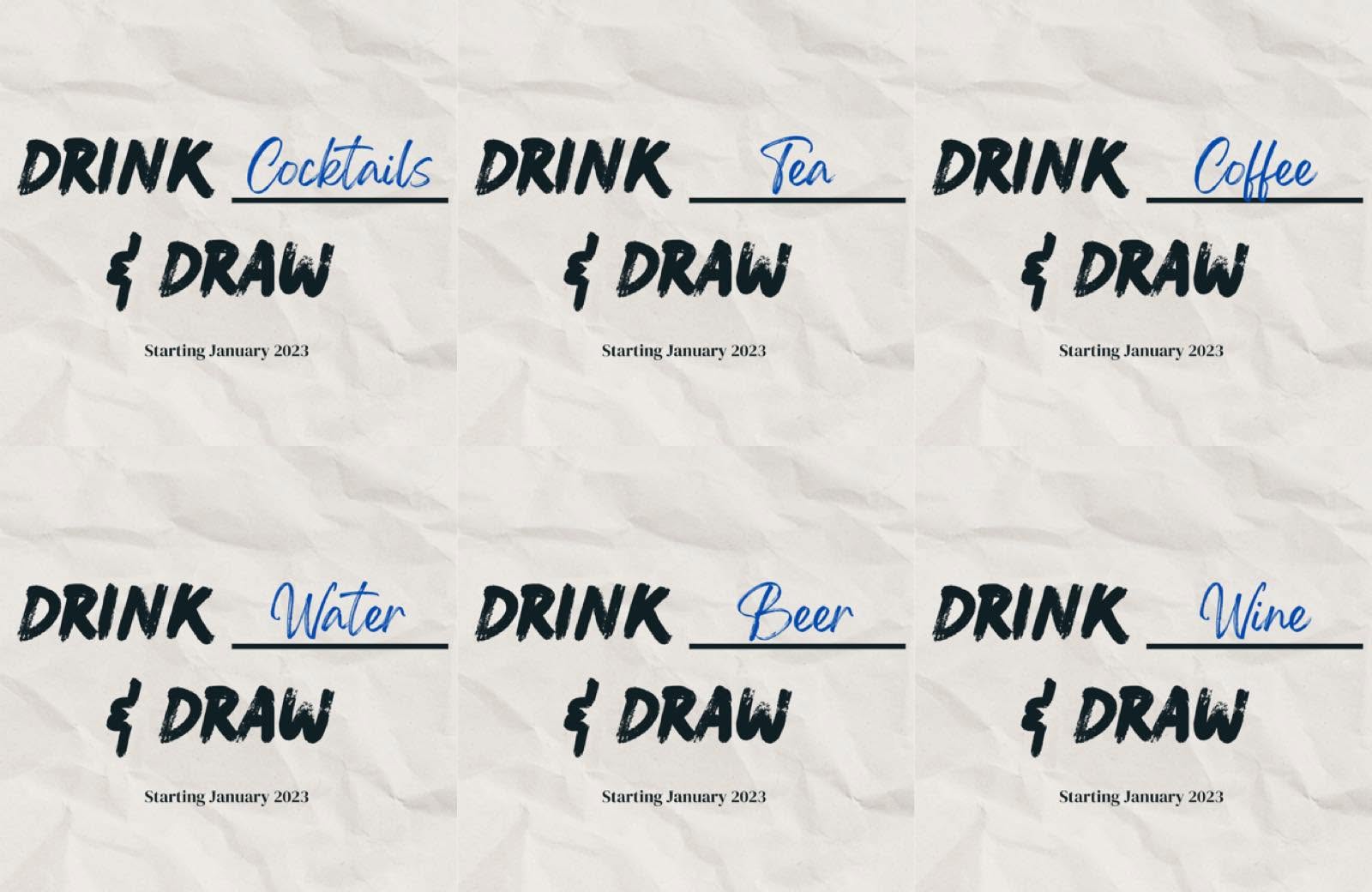 Drink & Draw Chico: Artist Meetup at Creekside Cafe & Mercantile