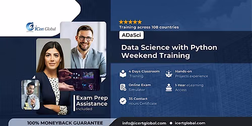Become a Data Science Pro: 4-Day Python Weekend Bootcamp in Chico, CA