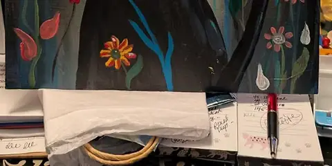 Hippie Kitty Paint Class Fundraiser