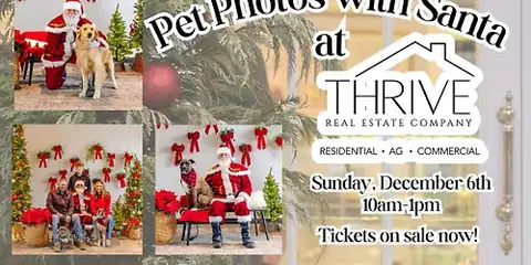 Pet Photos with Santa! 🐾🎅