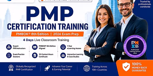 PMP Training in Chico, CA| PMBOK® 8th Edition | PMI Authorized