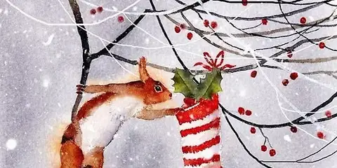 Tuesday Watercolor - Squirrel!! - 12pm Dec. 1st - 1459 Humboldt Rd, Chico.