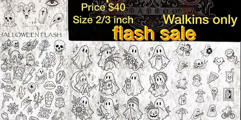 Costume party and flash Tattoos