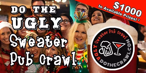 Do The Ugly Sweater Pub Crawl in Chico!