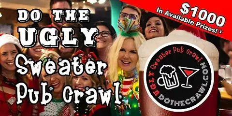 Do The Ugly Sweater Pub Crawl in Chico!