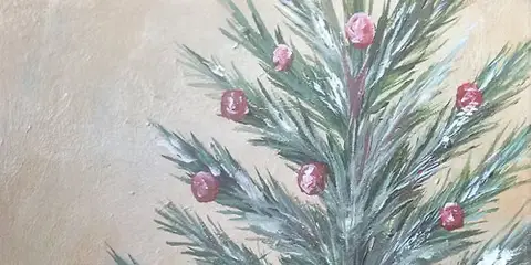 Festive Tree Paint & Sip