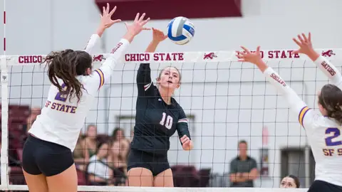 Chico State Volleyball vs Cal State San Marcos
