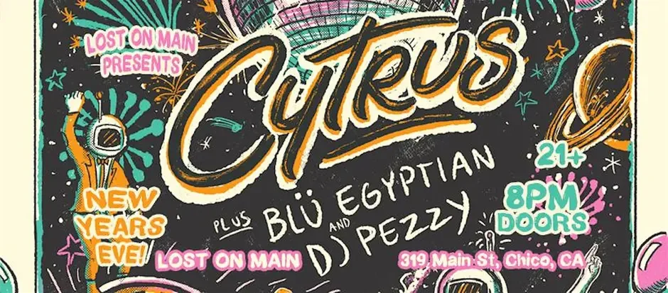 NEW YEAR'S EVE AT LOST ON MAIN: Cytrus and champagne