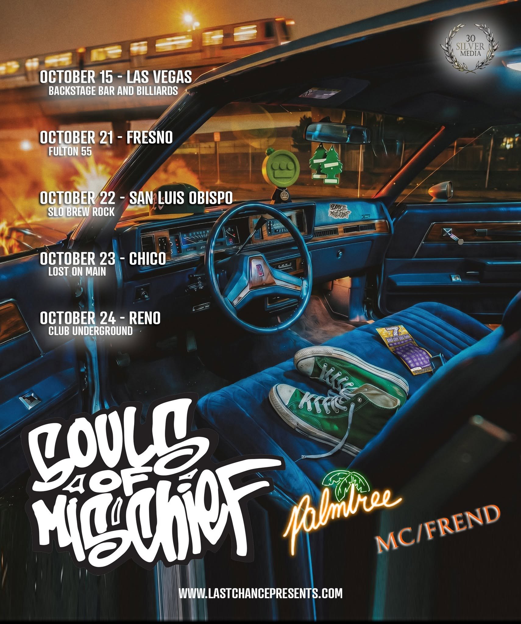 SOULS OF MISCHIEF with guests PALMTREE and MC FREND